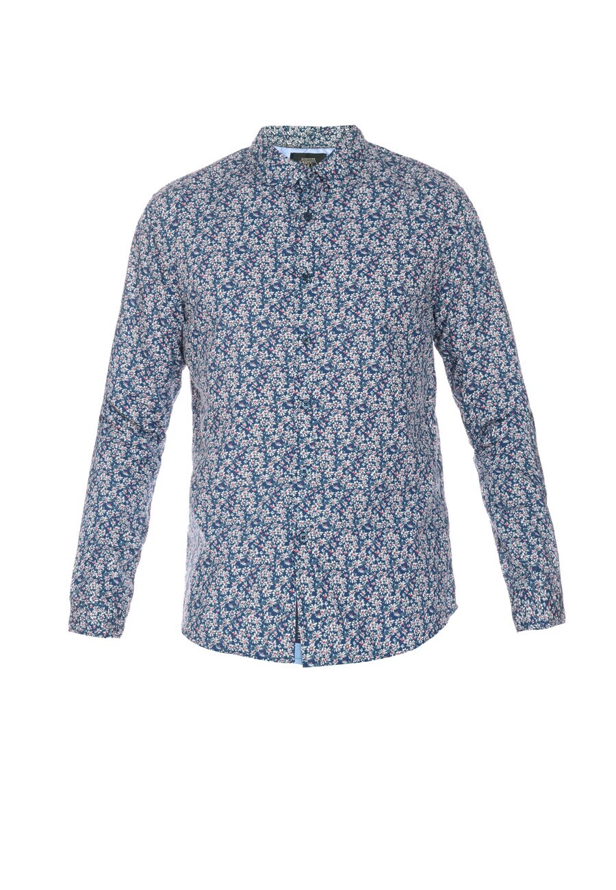 

Повседневная рубашка Le Temps Des Cerises Regular fit Button Up Shirt FUSAR, синий