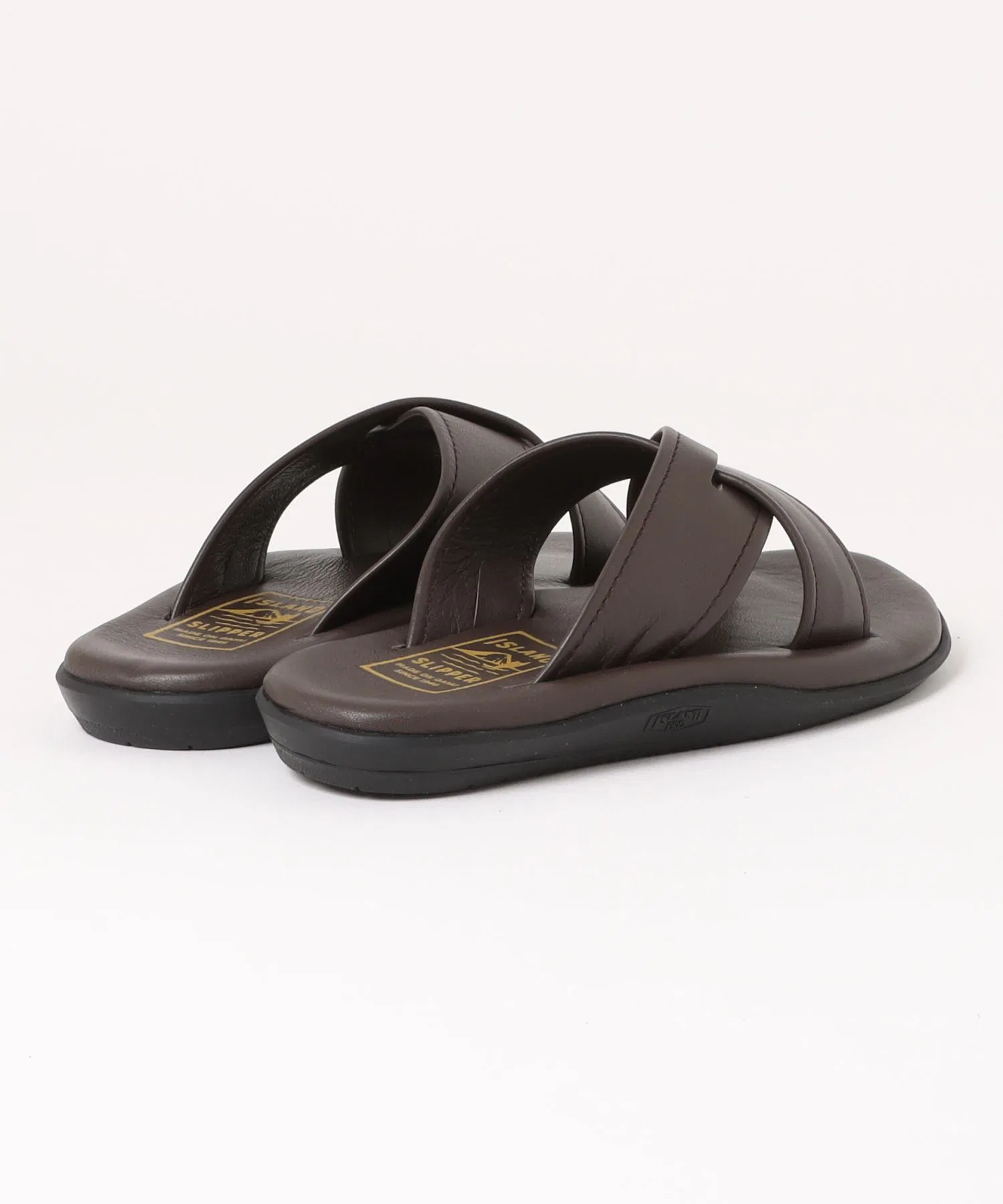 Унисекс кожаные сандалии ISLAND SLIPPER PB223 коричневые — фото 2