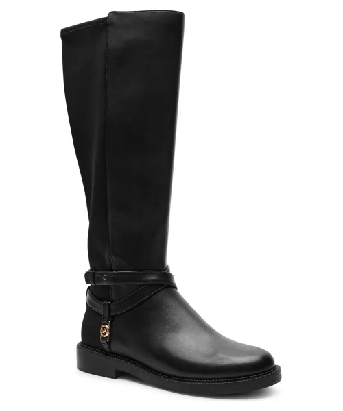Кожаные сапоги Эбигейл Michael Kors, черный