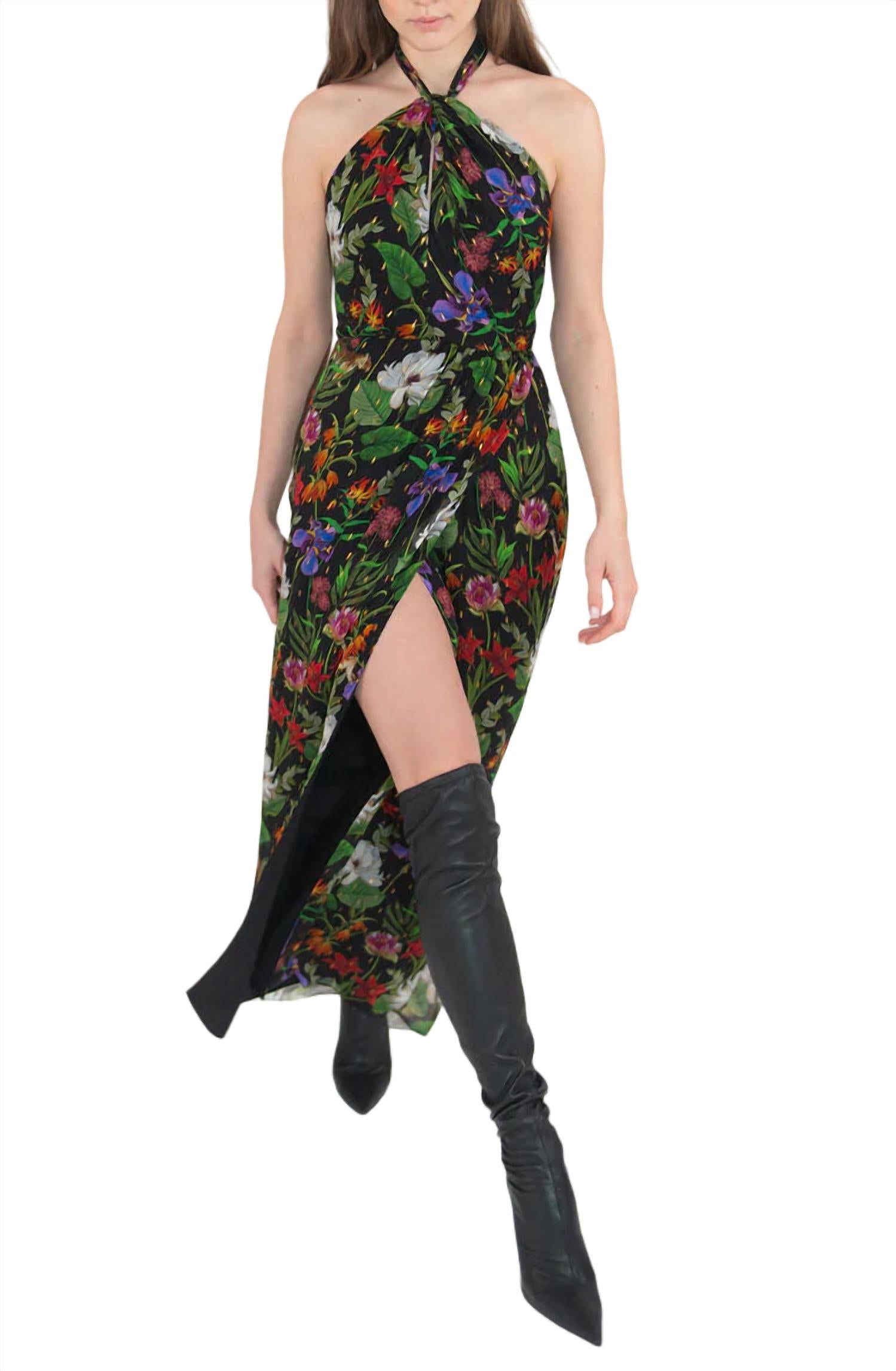 

Платье Alyona Georgette с люрексом в цвете Safari Black BORGO DE NOR