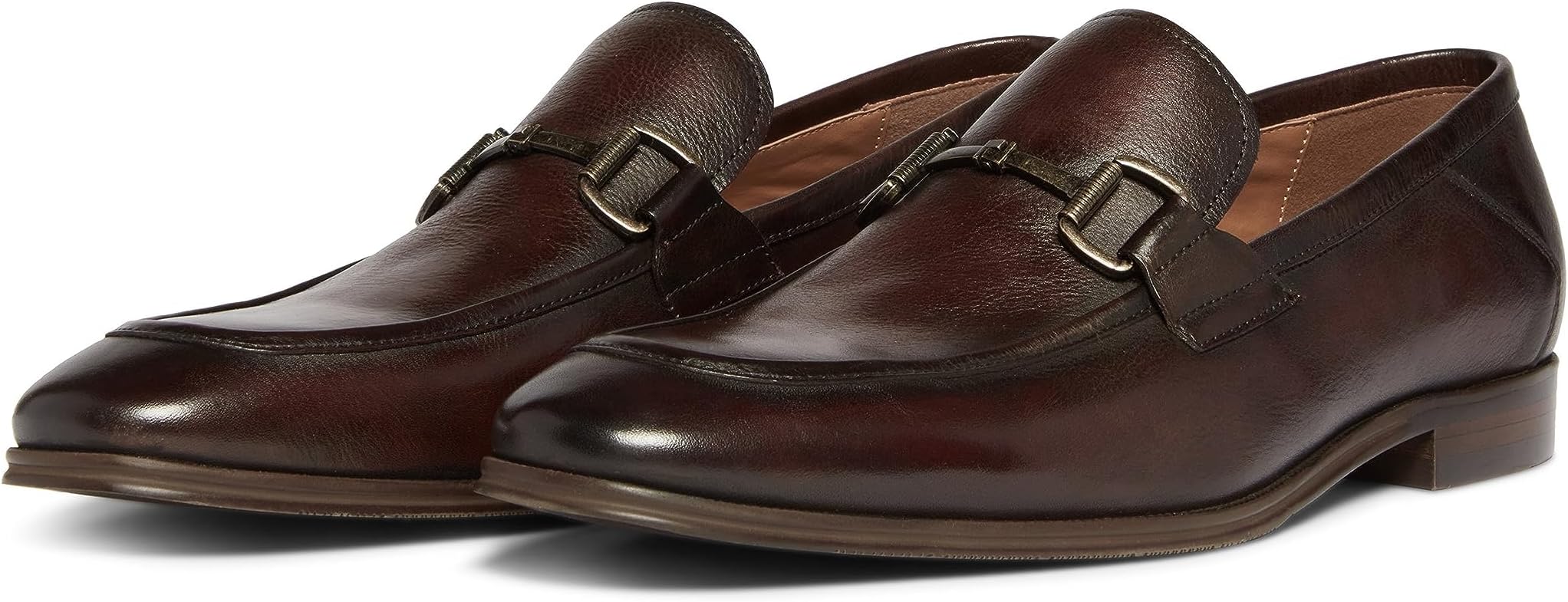 

Лоферы Aahron Steve Madden, цвет Dark Brown Leather