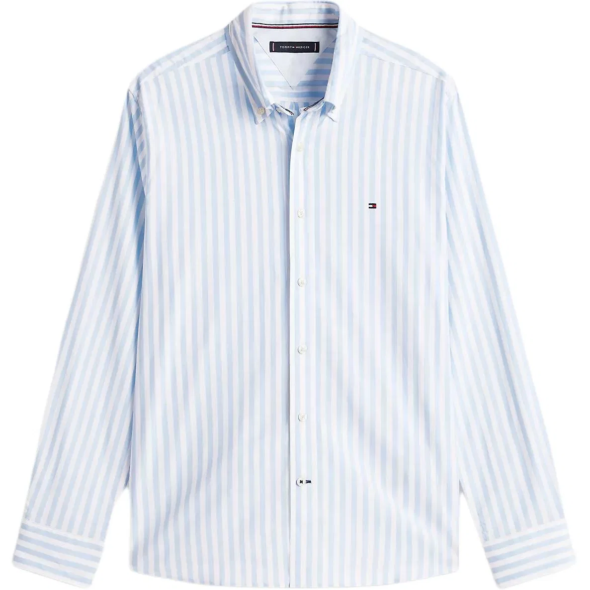 Рубашка мужская Blue/White Stripes Moderate Tommy Hilfiger