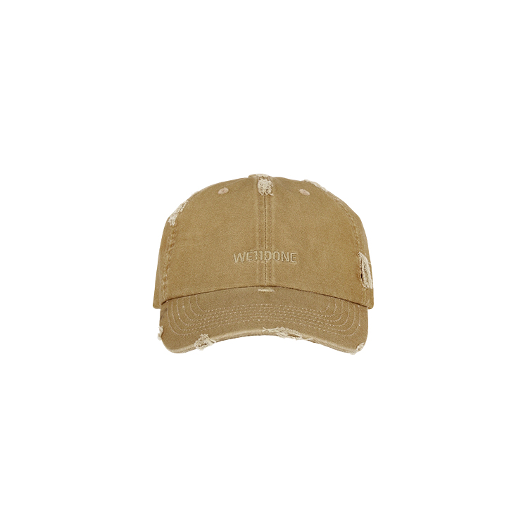 

WE11DONE Потёртая бейсболка, Baseball Cap