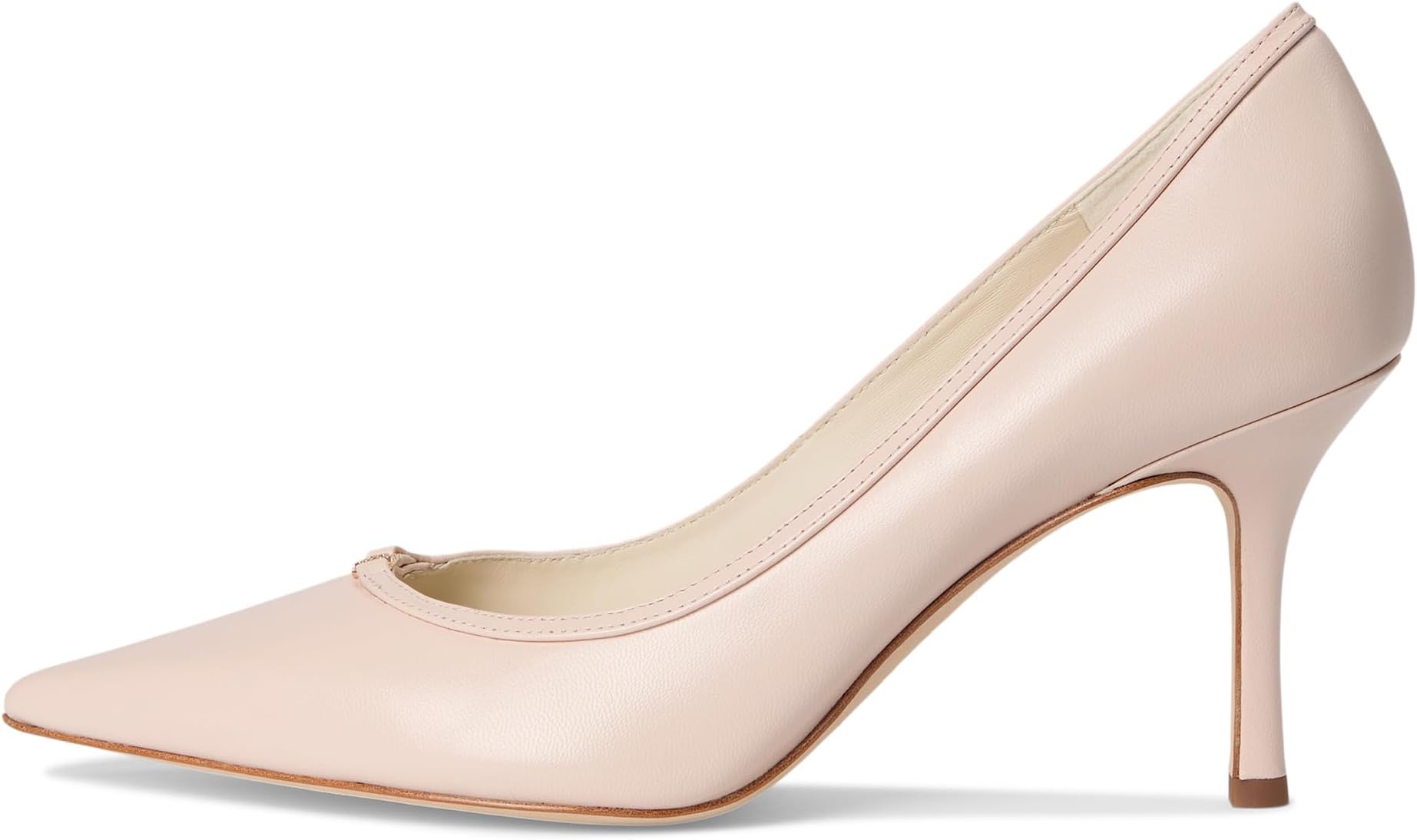 Туфли Tory Burch Double T Buckle Pumps 80mm, цвет Soft Pink/Soft Pink — фото 4