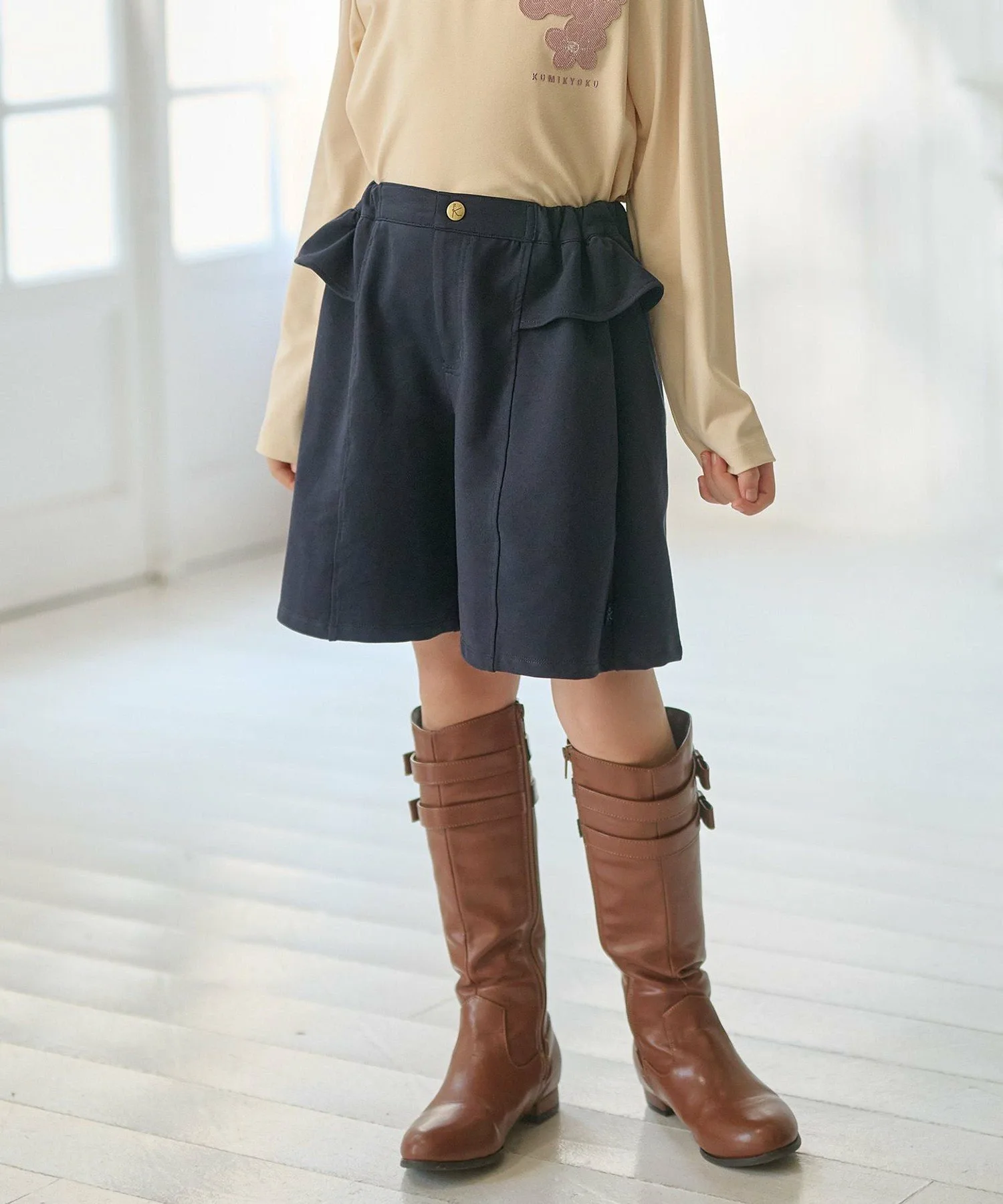 [110-140 см] Мягкие эластичные шорты Kids Suite, Navy [075]