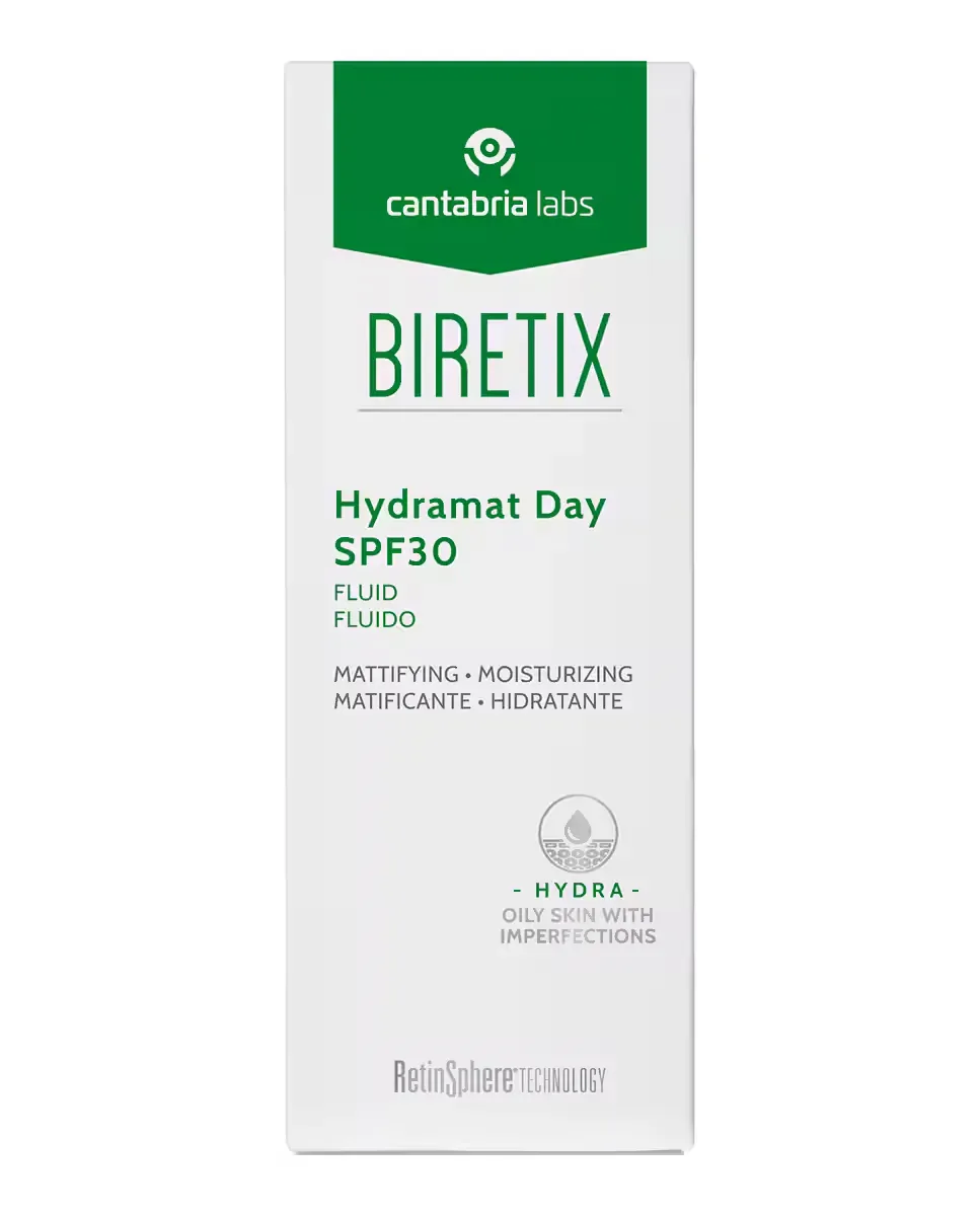 Флюид Biretix — Увлажняющий с матирующим эффектом SPF30, 50 мл — фото 2