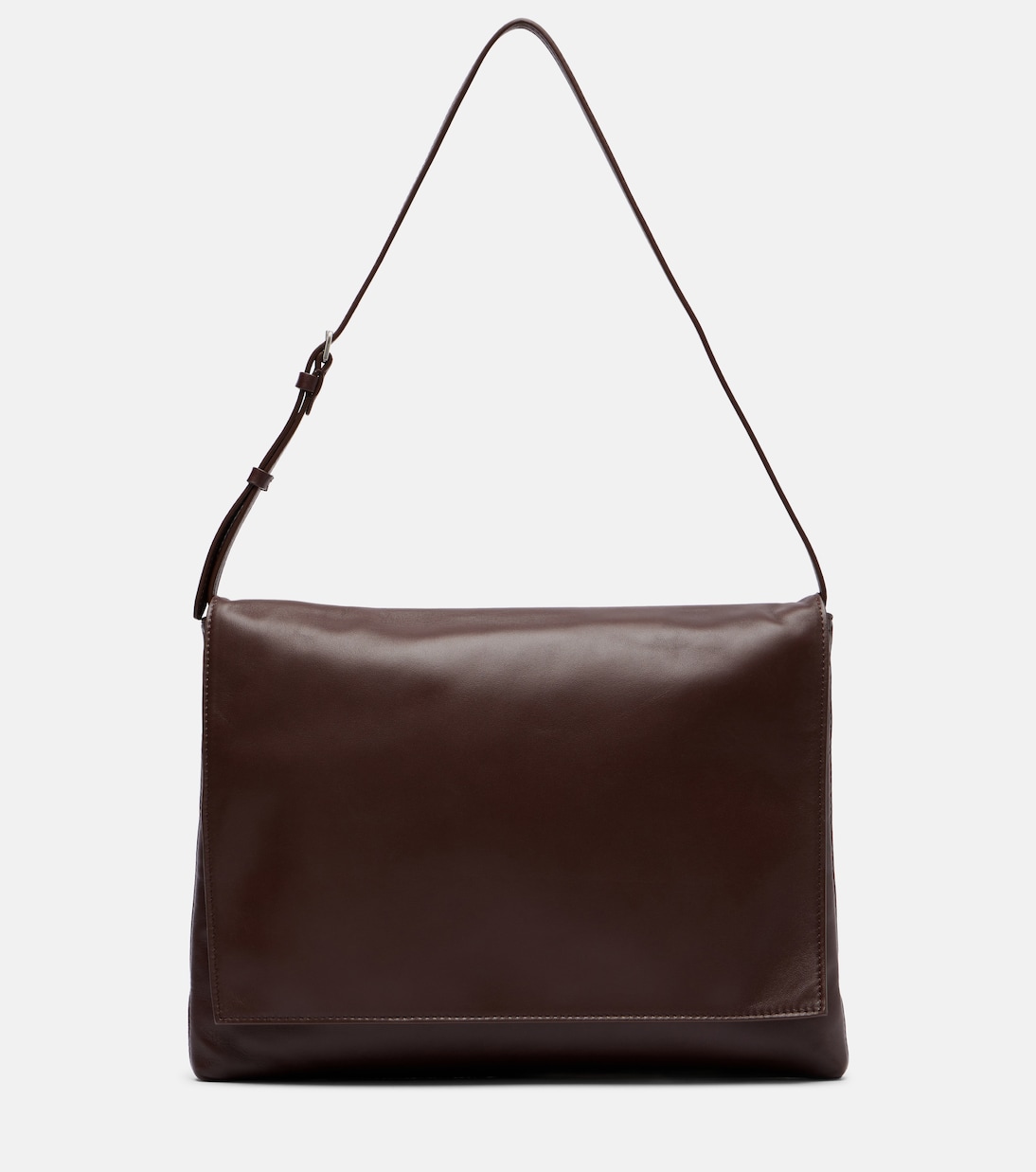 

Нано кожаная сумка через плечо The Row, Brown Melange Ans