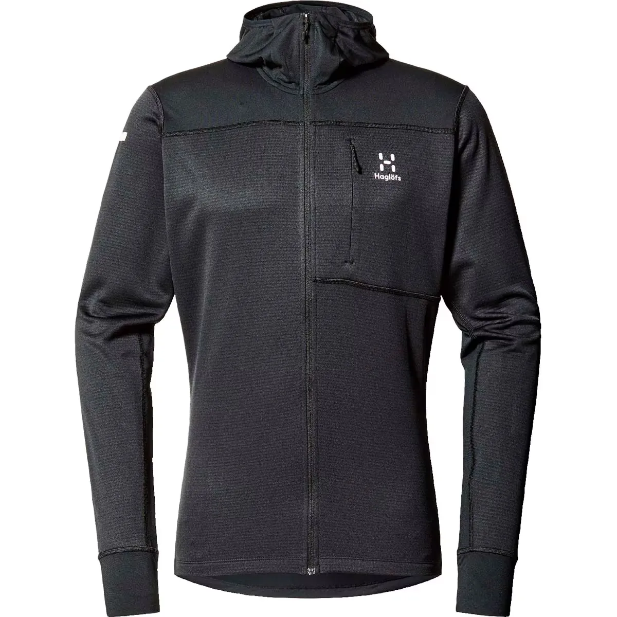 

L.I.M Mid Multi Hood Мужской флис Haglöfs, чёрный