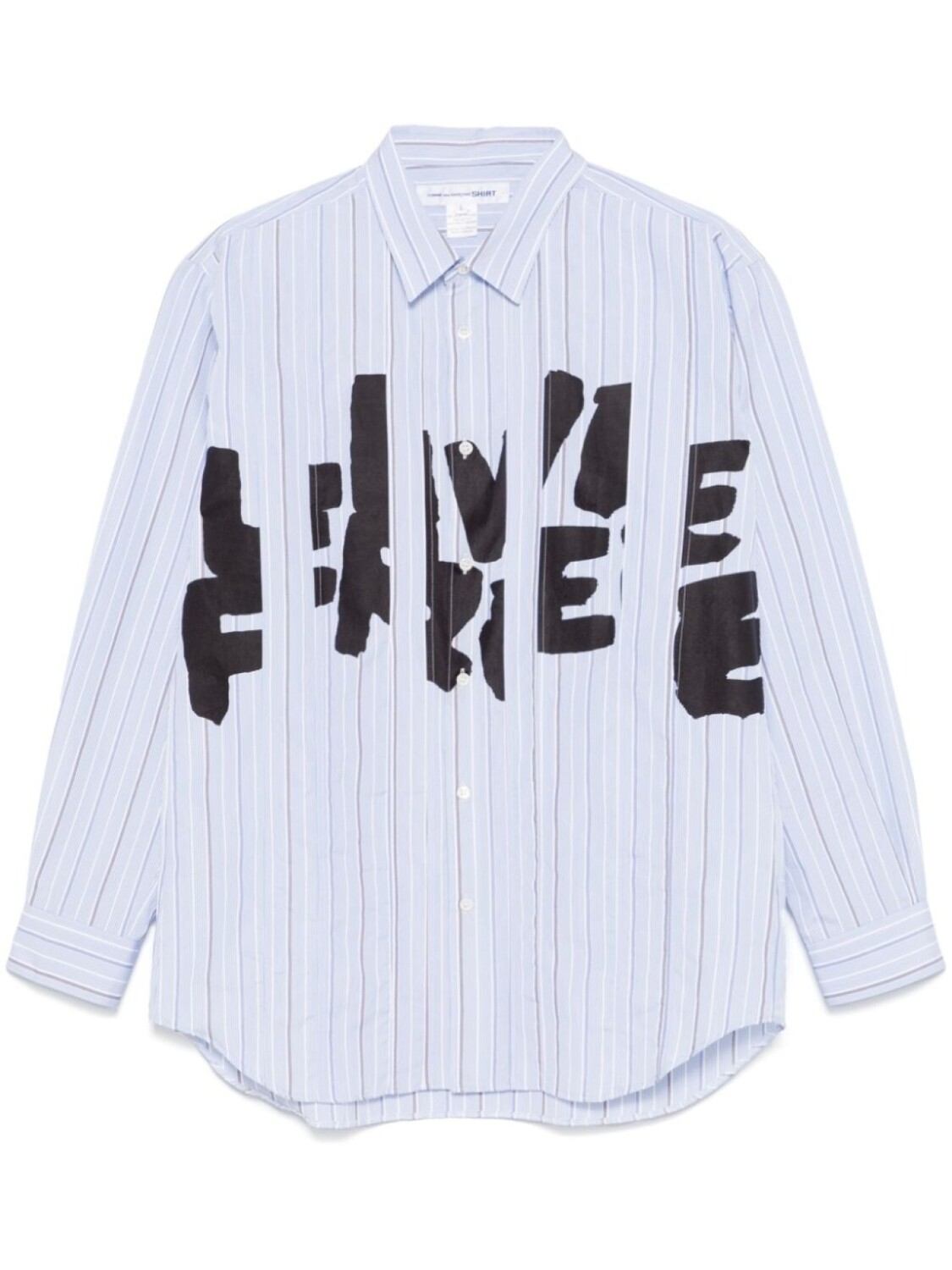 

Comme Des Garçons Shirt рубашка в полоску, черный