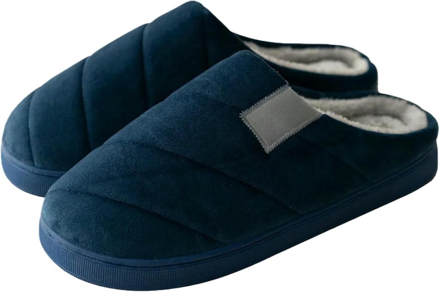 

Домашние тапочки для женщин, мужская обувь, повседневные теплые плюшевые удобные тапочки для дома Uebherv, синий