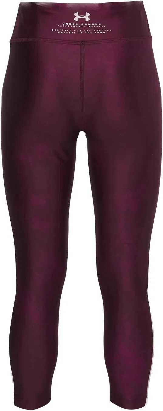 Укороченные леггинсы Under Armour HeatGear Armour для девочек, Level Purple/Rosewater — фото 3