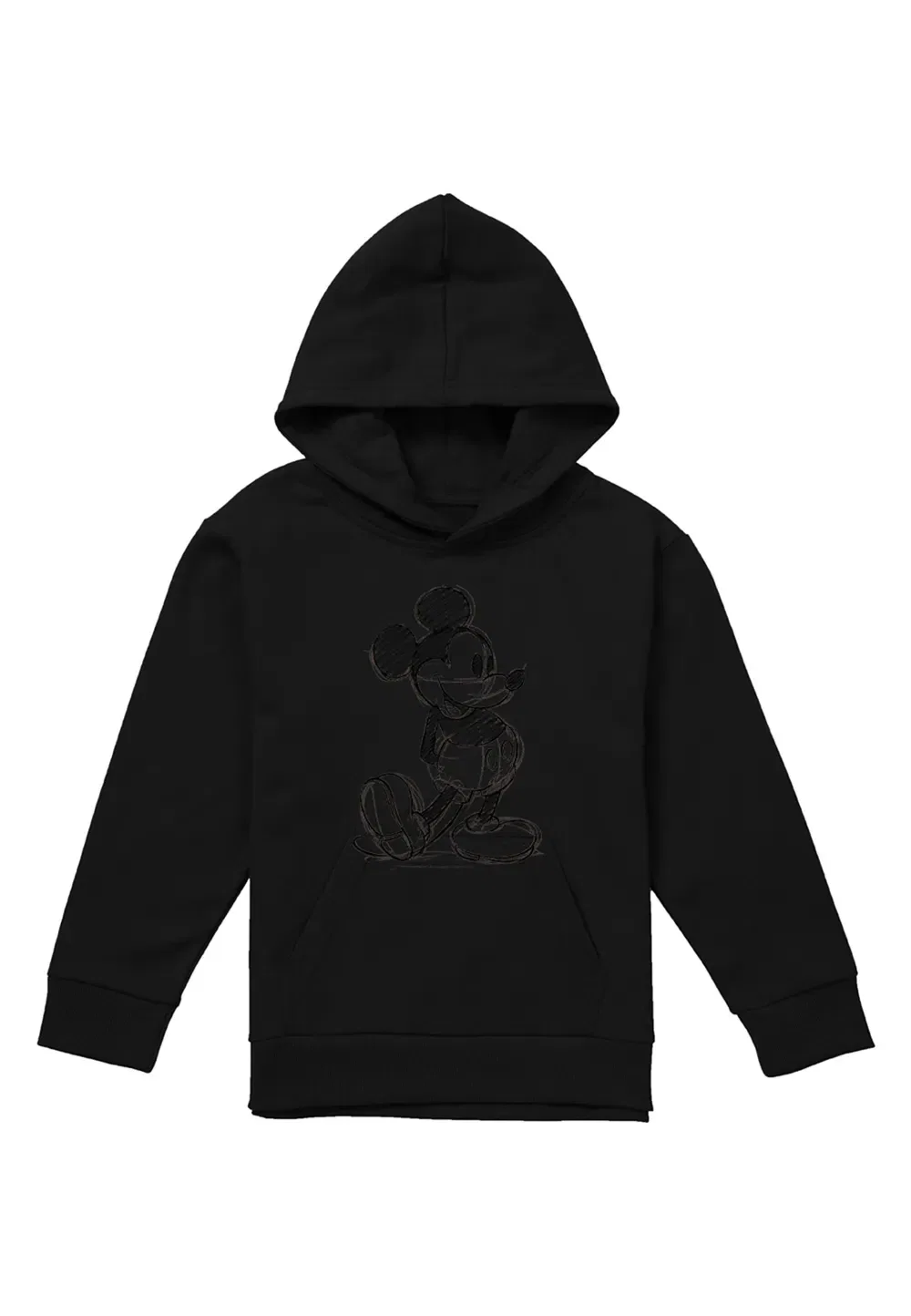 Худи детское Mickey Sketch, черное, Disney, черный