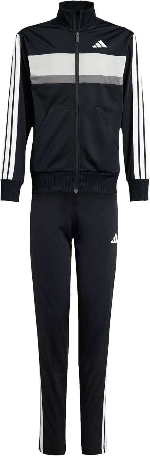 Детский спортивный костюм adidas Tiberio 3 Stripes Tricot, blackone
