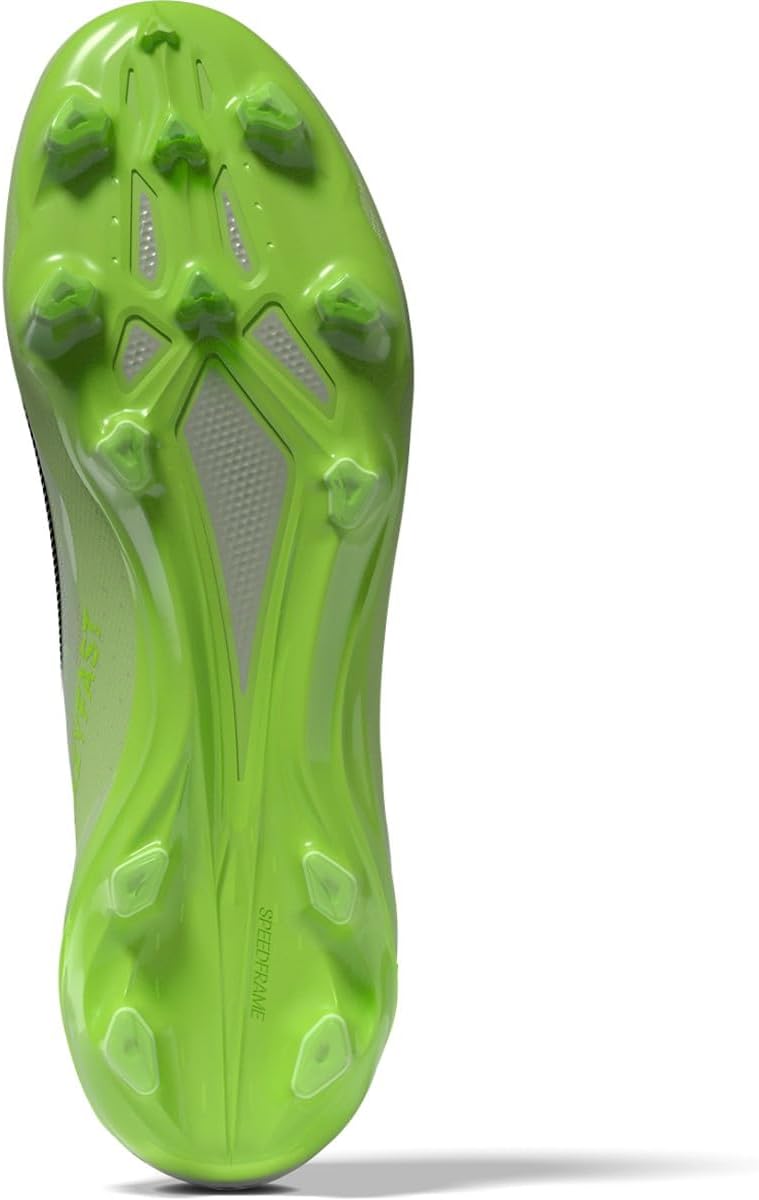 Кроссовки Adidas для взрослых унисекс X Crazyfast.2 для твердой поверхности, белый/черный/желтый/ярко-желтый — фото 2