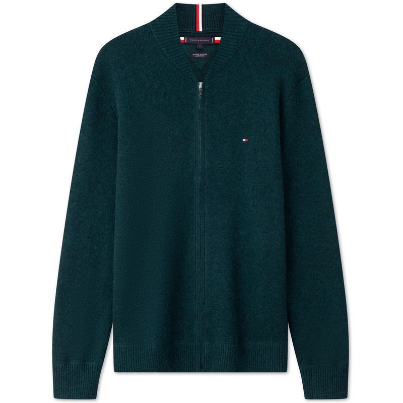 

Мужской свитер, кардиганы средней толщины Tommy Hilfiger, темный зеленый mrf