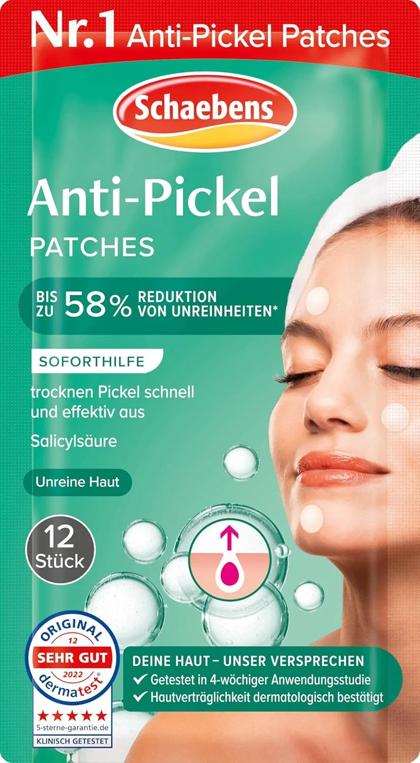 Патчи от прыщей «Pure Skin Anti-Pimple» от Schaebens Schaebens, Transparent