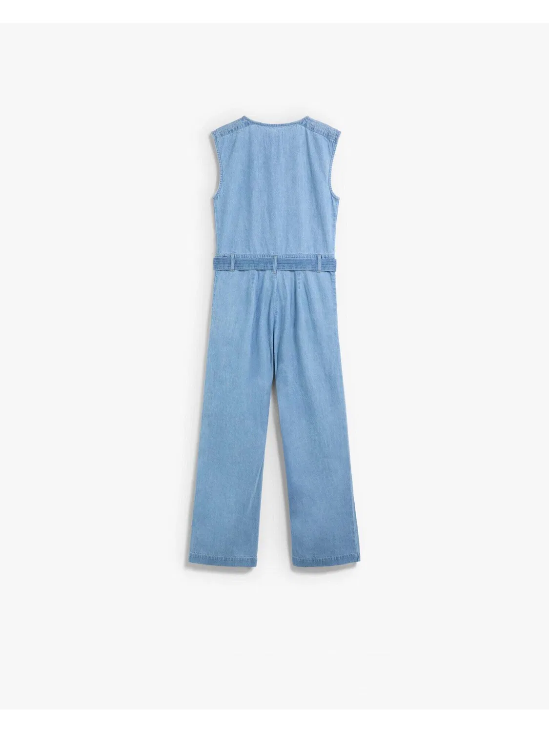 Комбинезон Scalpers Dungarees из синей джинсовой ткани — фото 2