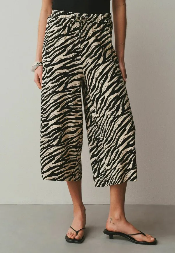 Брюки-Кюлоты Next, Black/Ecru Zebra
