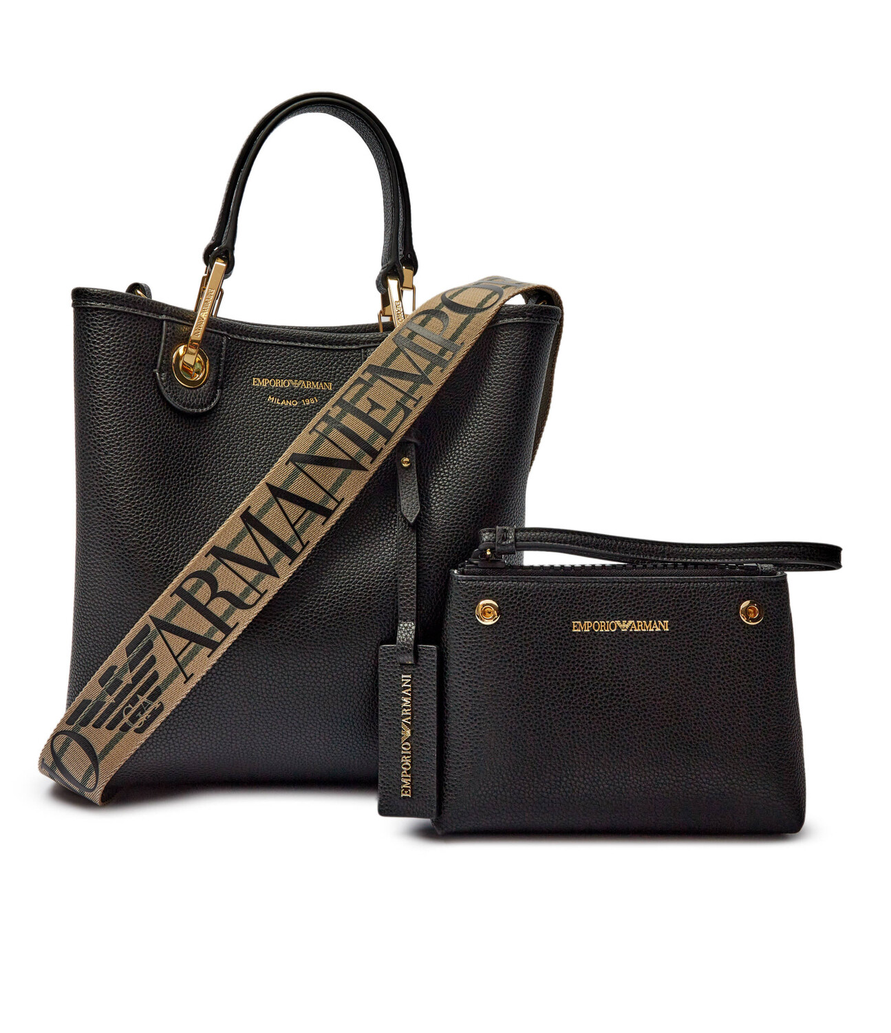 

Сумка через плечо Emporio Armani + marsupio, черный