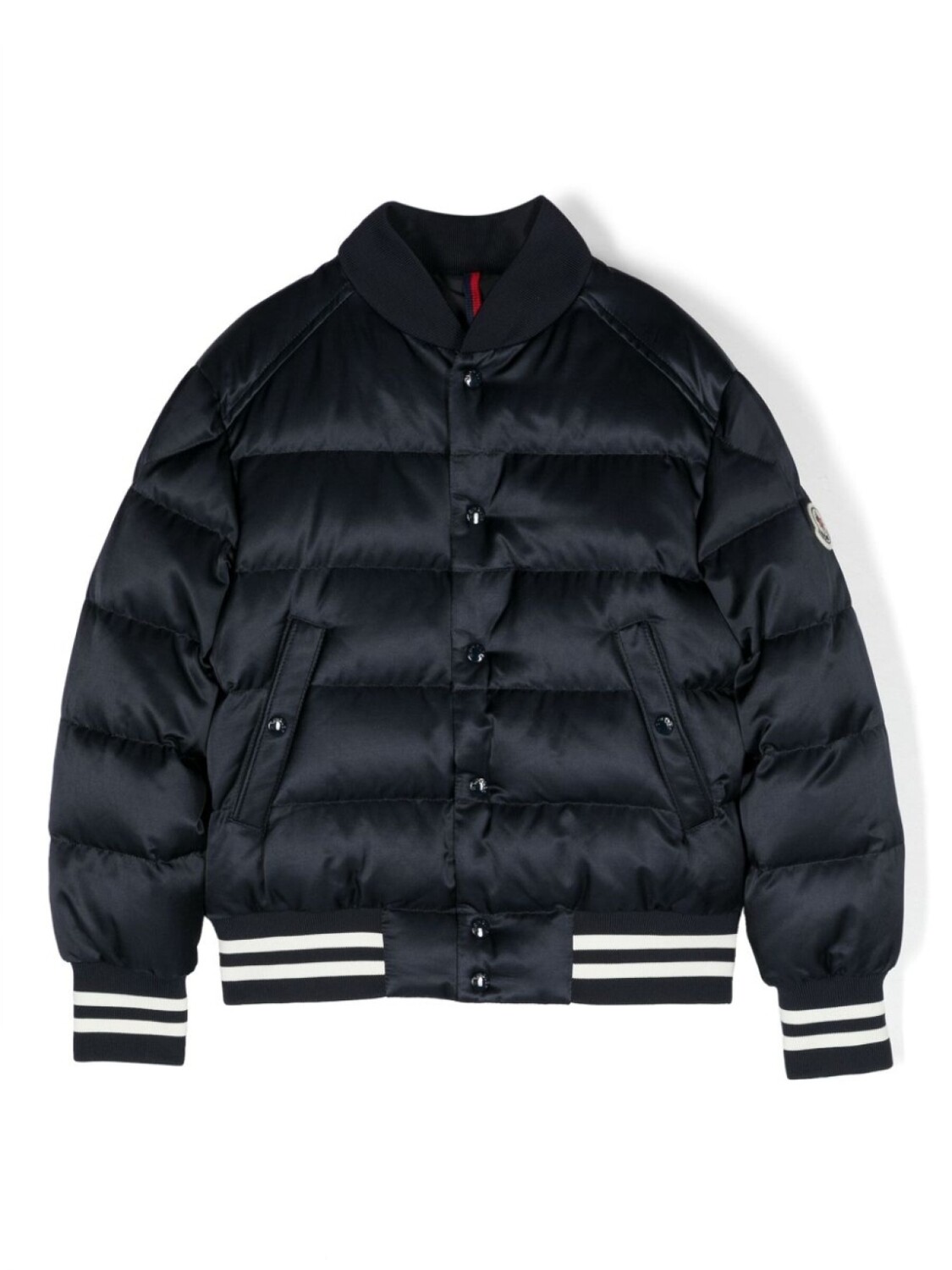 

Moncler Enfant дутый бомбер, синий