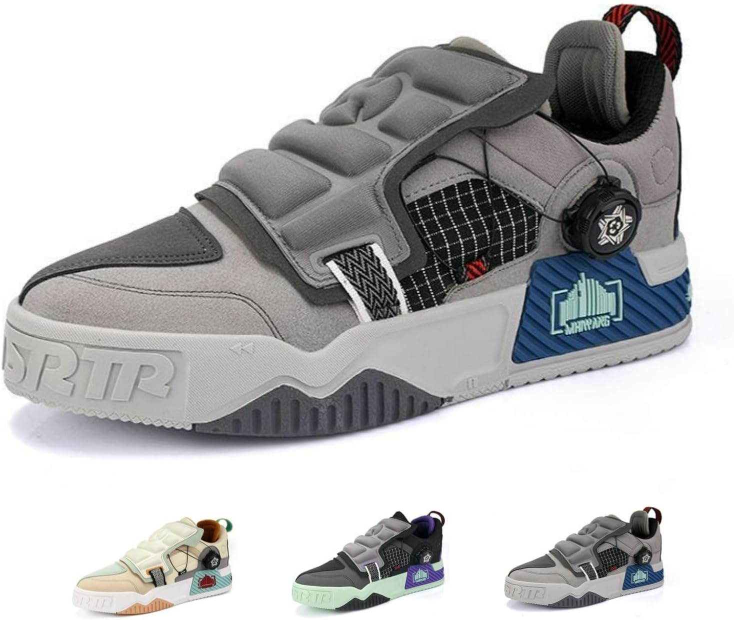 

Мужские ретро-кроссовки MACEFIL, повседневные, с массивной платформой, модные, стиль «папиные кроссовки», не скользящие, удобные, для улицы и прогулок по набережной, серый