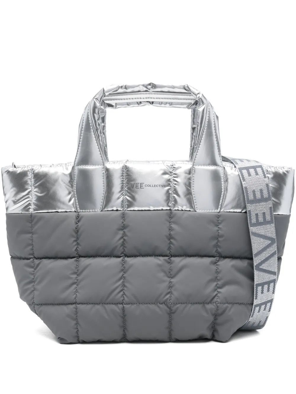 

Маленькая стёганая сумка-тоут Porter Veecollective, серый