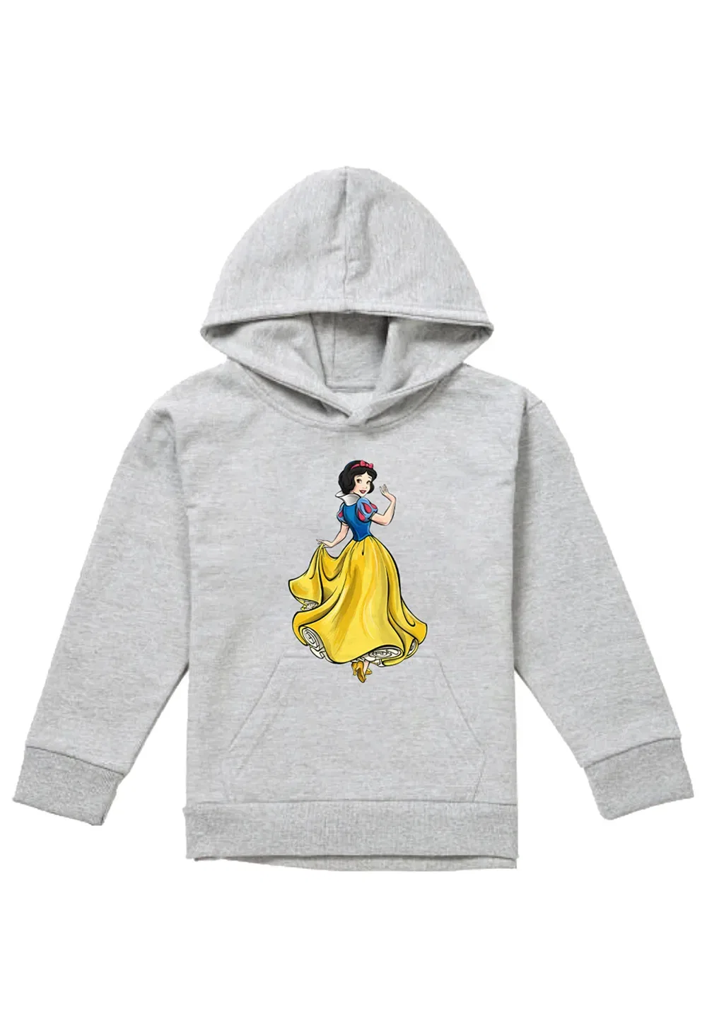 Детский худи с принтом Disney Snow White, серый