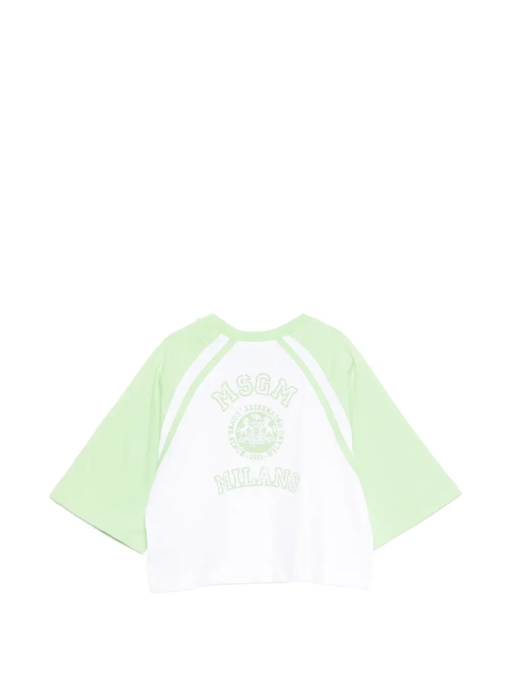 Футболка с графическим принтом Msgm Kids, белый — фото 2