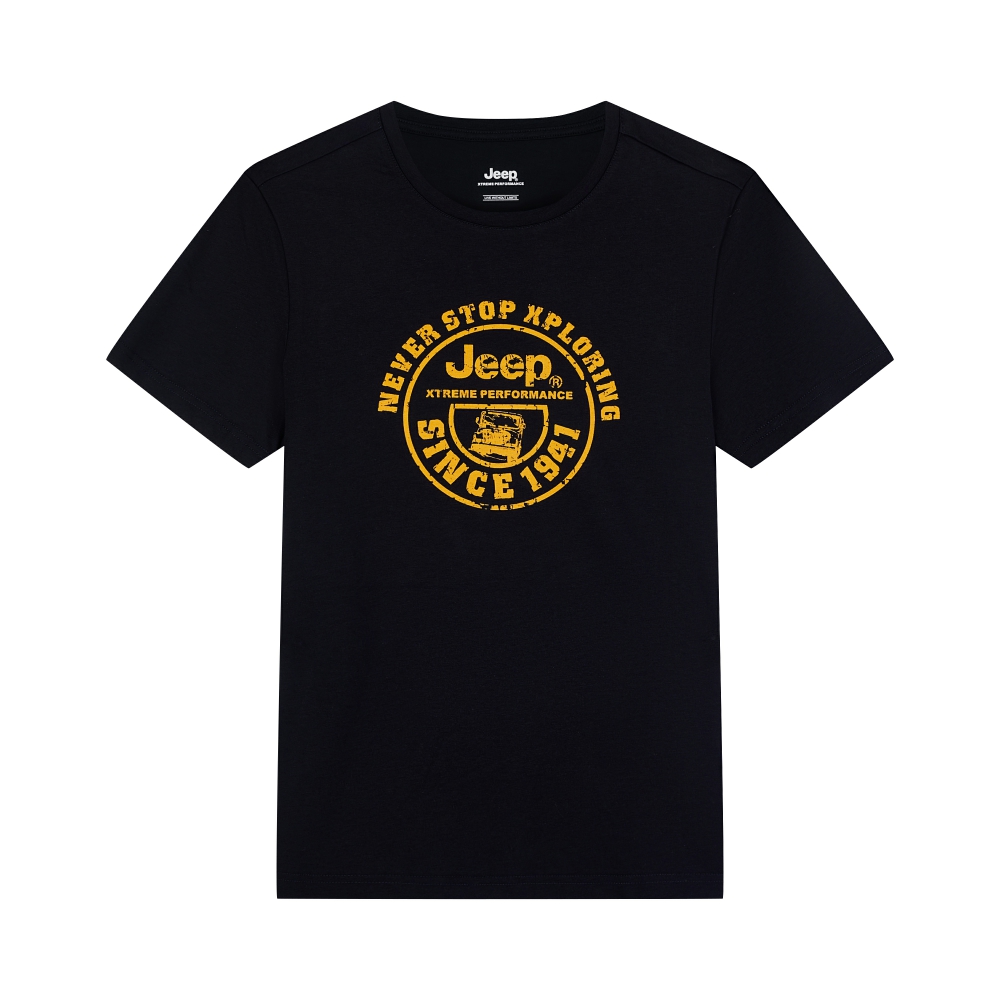 

Футболка мужская Jeep, угольно-серая