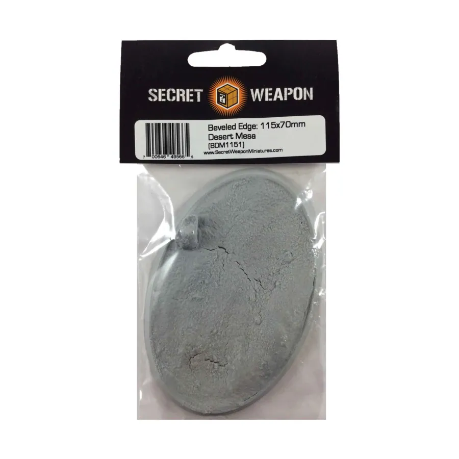 

Основание со скошенной кромкой 115x70 мм — Desert Mesa, Miniature Bases - Desert Mesa