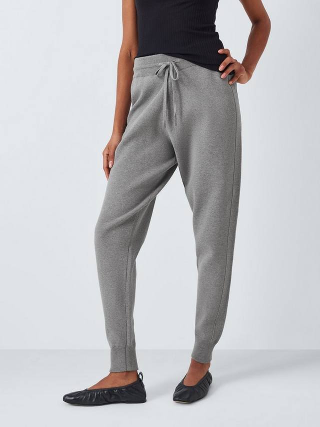 

Хлопок трикотажные брюки для бега John Lewis, цвет Grey Marl