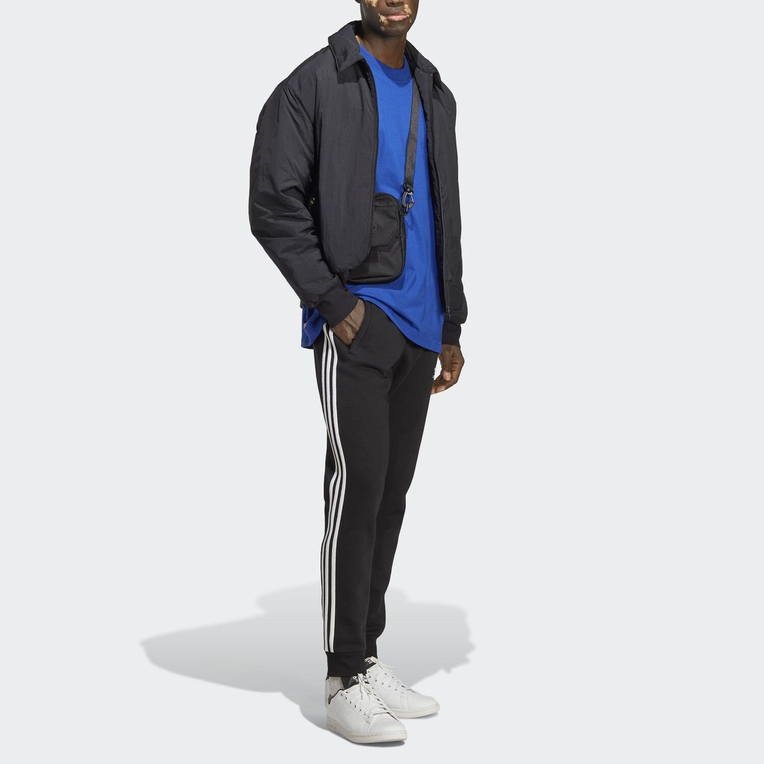Футболка Adi Color мужская, королевский синий Adidas Originals, синий — фото 2
