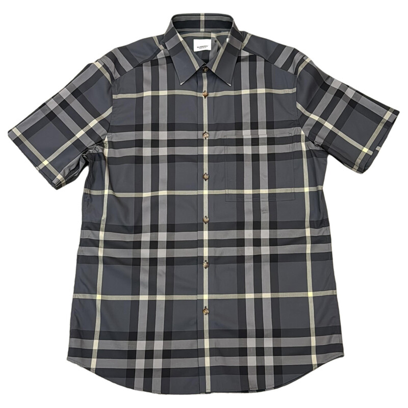 

Рубашка мужская синяя Burberry, синий