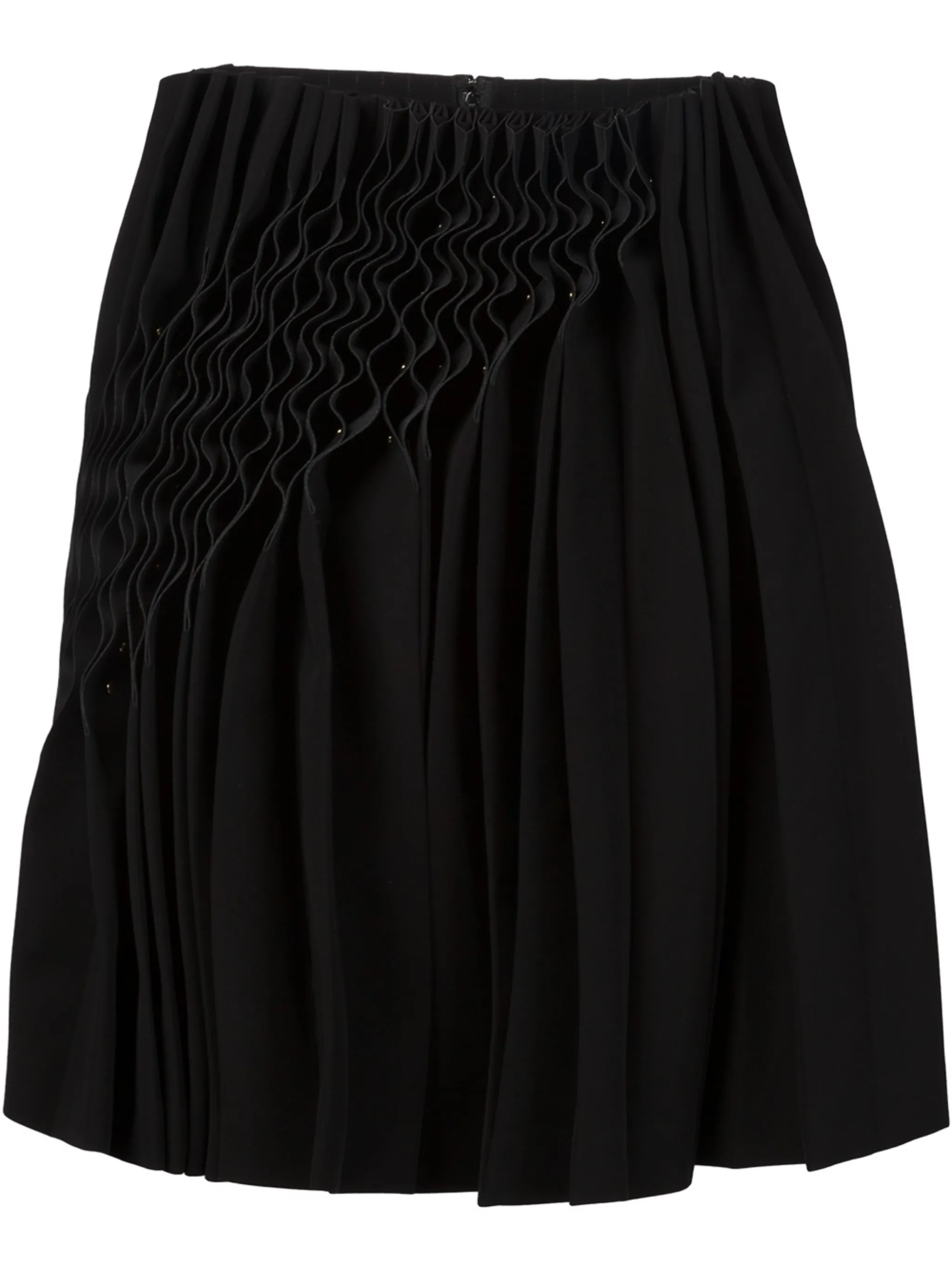 

Юбка со сборкой сбоку Noir Kei Ninomiya, черный