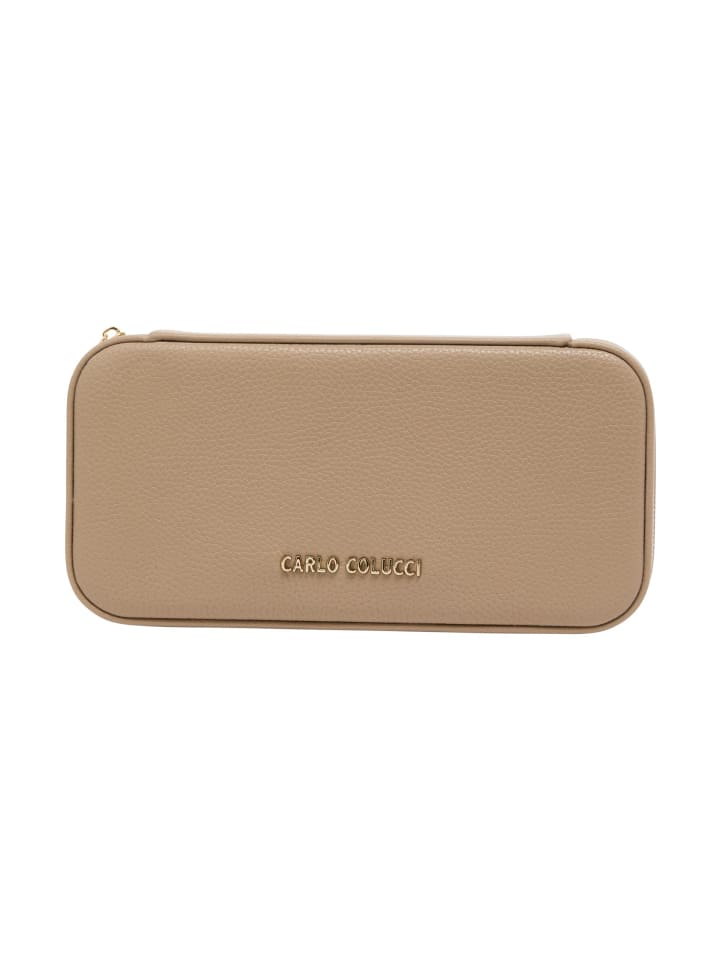 

Carlo Colucci Серо-коричневая сумка для украшений DeGiovanni