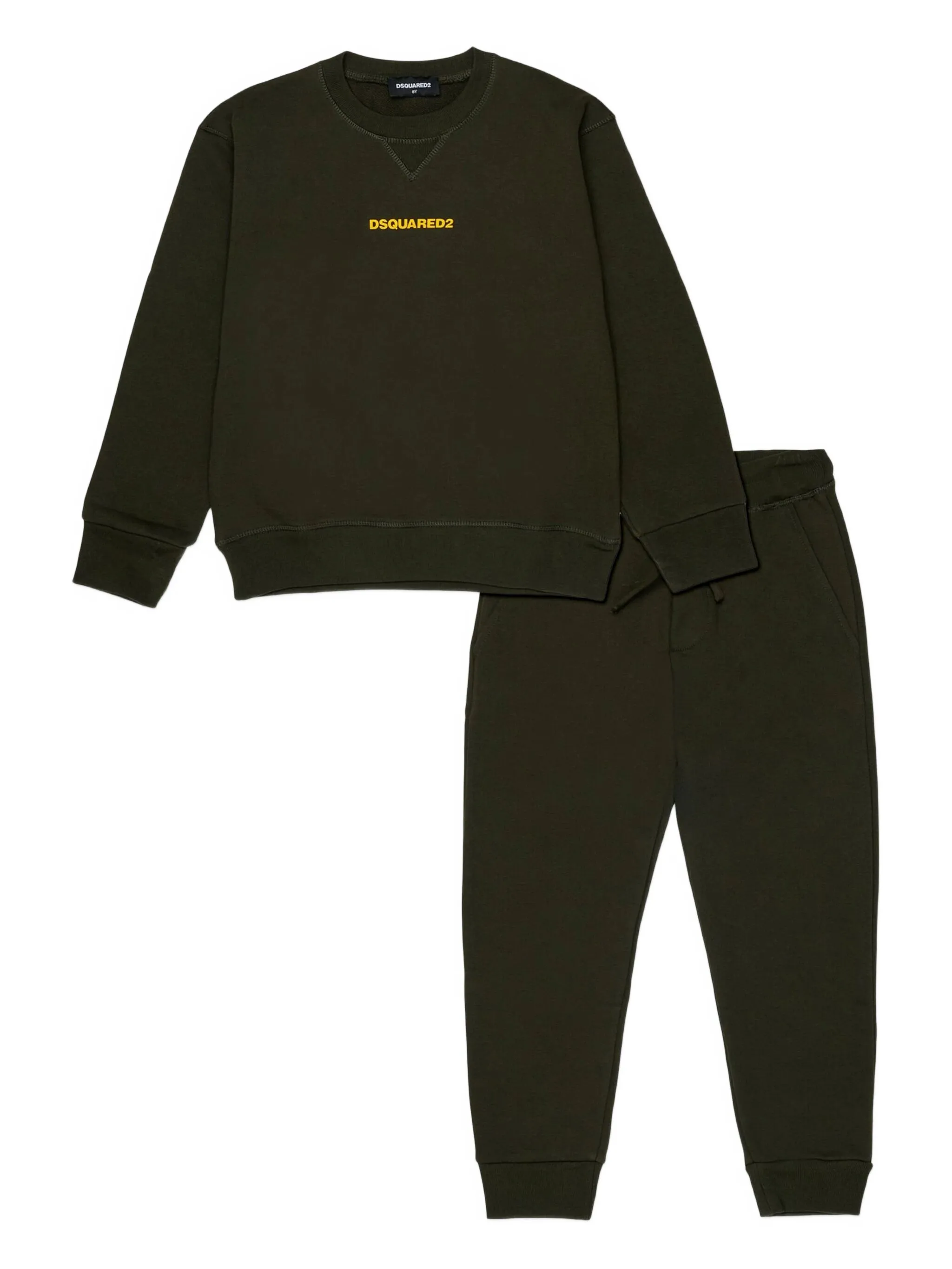 

Спортивный костюм с логотипом Dsquared2 Kids, зеленый