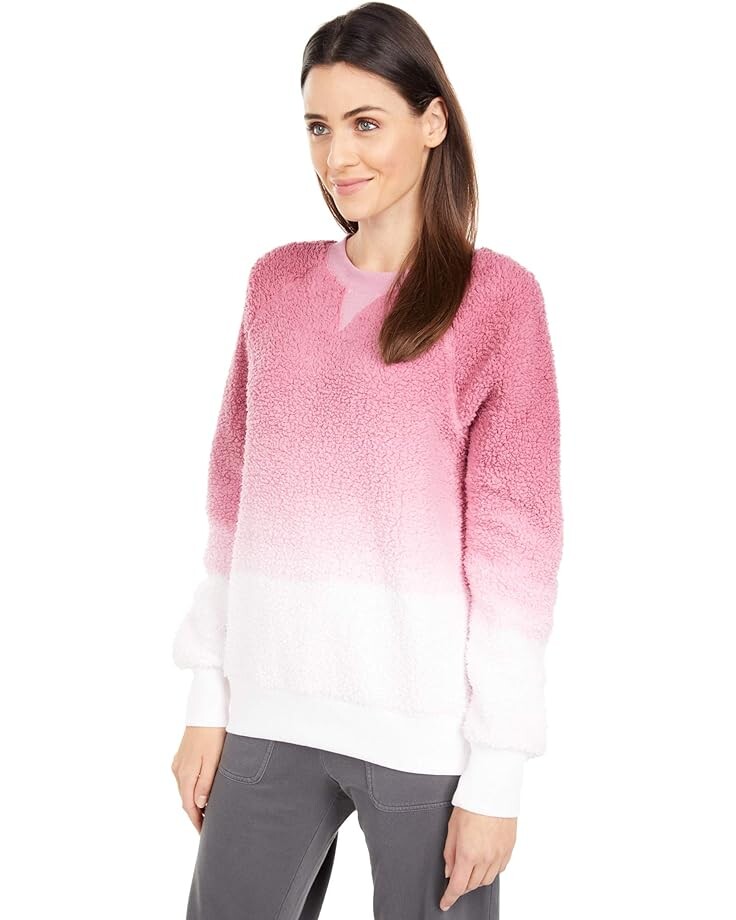 

Свитер P.J. Salvage Escape Long Dip Dye Sleeve Top, цвет Rosewood