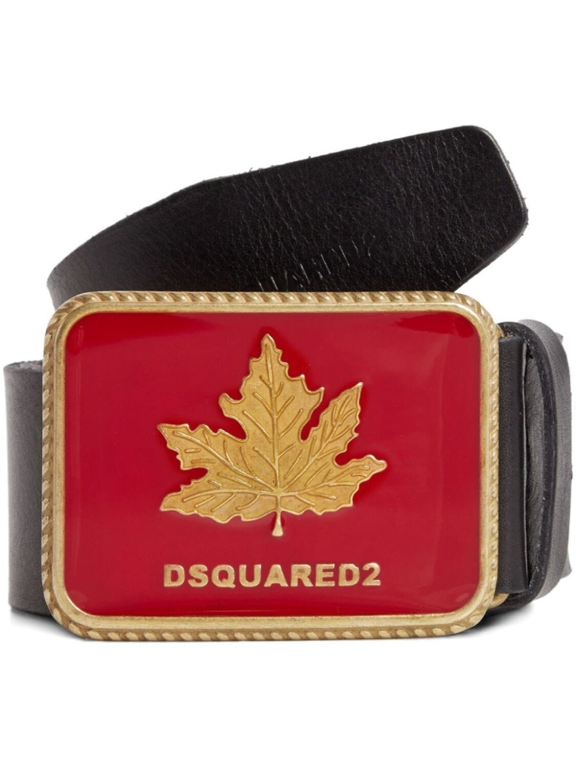 

Dsquared2 кожаный ремень с пряжкой-логотипом, черный