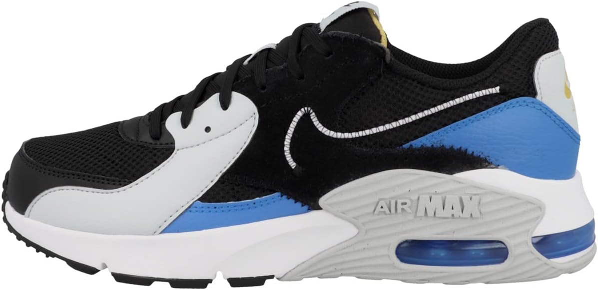 

Женские низкие кроссовки Nike, Black White Photo Blue University Gold