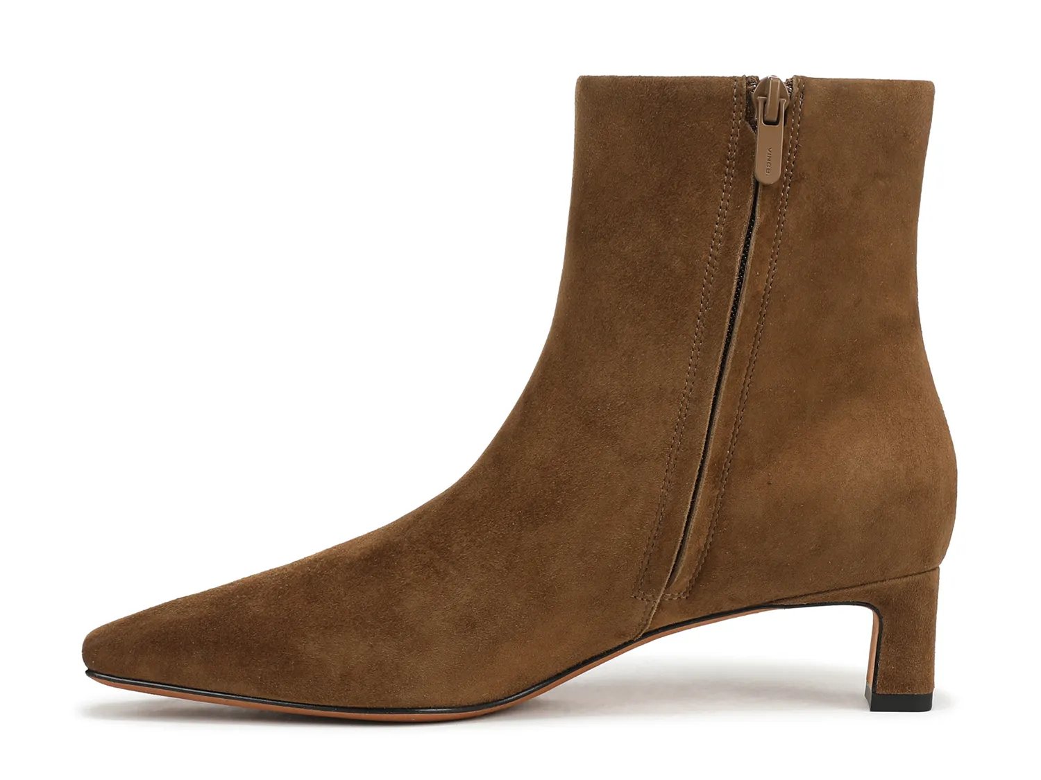 Ботинки Vince Harlan Bootie, Dark Brown Suede — фото 3