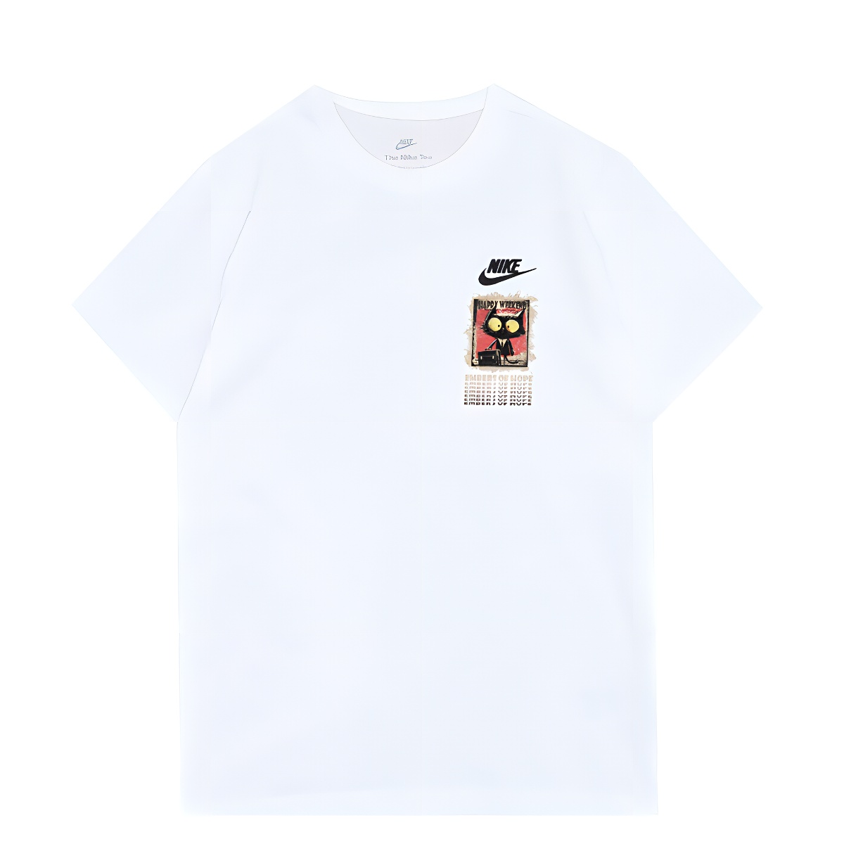 

Nike Футболка унисекс белая, Белый, Nike Футболка унисекс белая