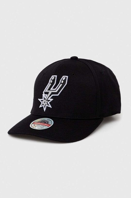 

Кепка San Antonio Spurs с добавлением хлопка Mitchell&Ness, черный