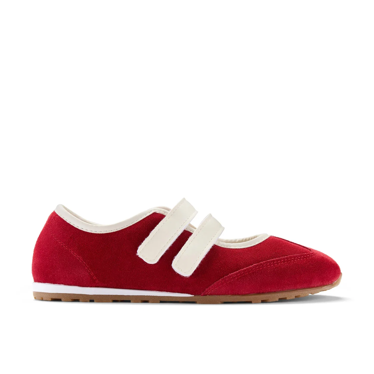 Кроссовки Lorenza Jane с ремешками Clarks, красный