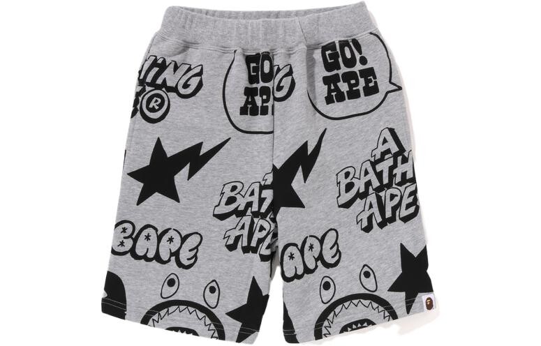 

Дети Шорты A Bathing Ape, серый
