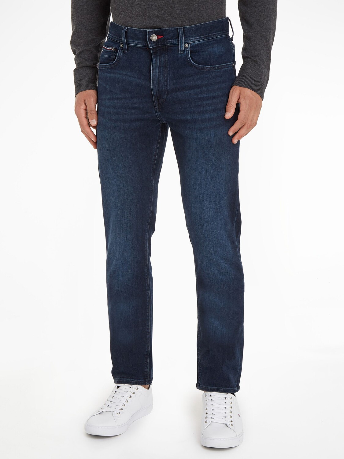 

Tommy Hilfiger Джинсы Bleecker Slim Faded, Синий Айова/Черный