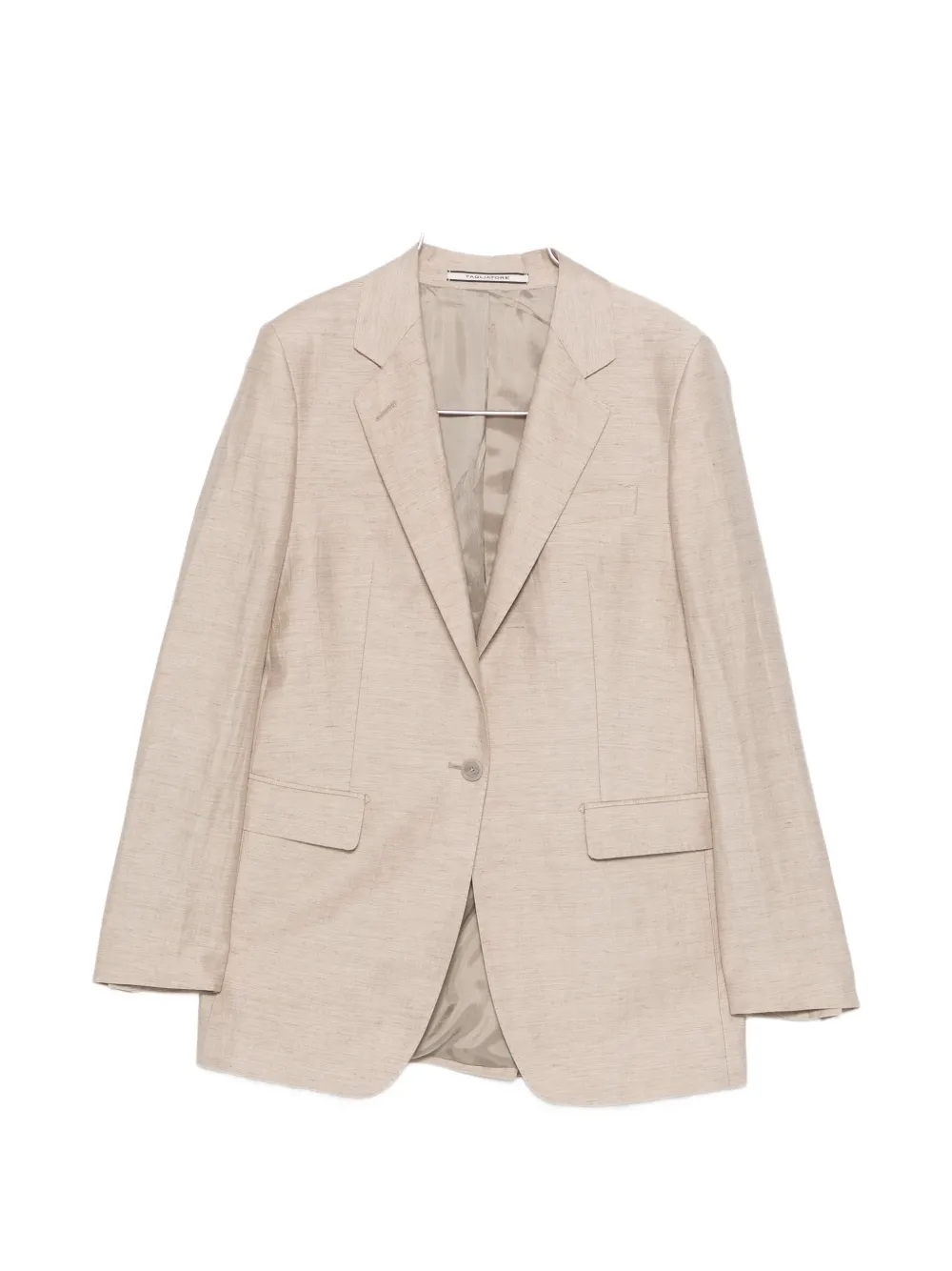 

Однобортный костюм Tagliatore, бежевый