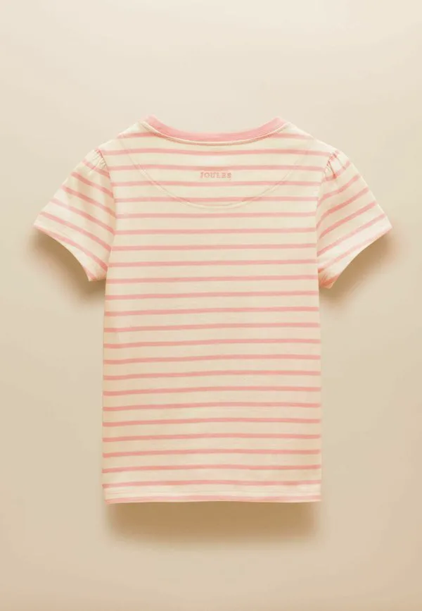 Футболка astra с аппликационным принтом, стандартного кроя. Joules, Pink Stripe Horse — фото 2