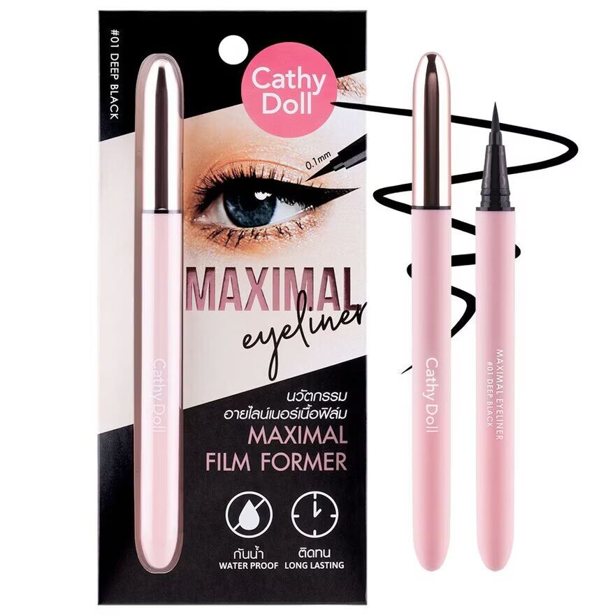 

Cathy Doll Подводка для глаз Maximal 0,7 мл 01 Deep Black, Deep Black