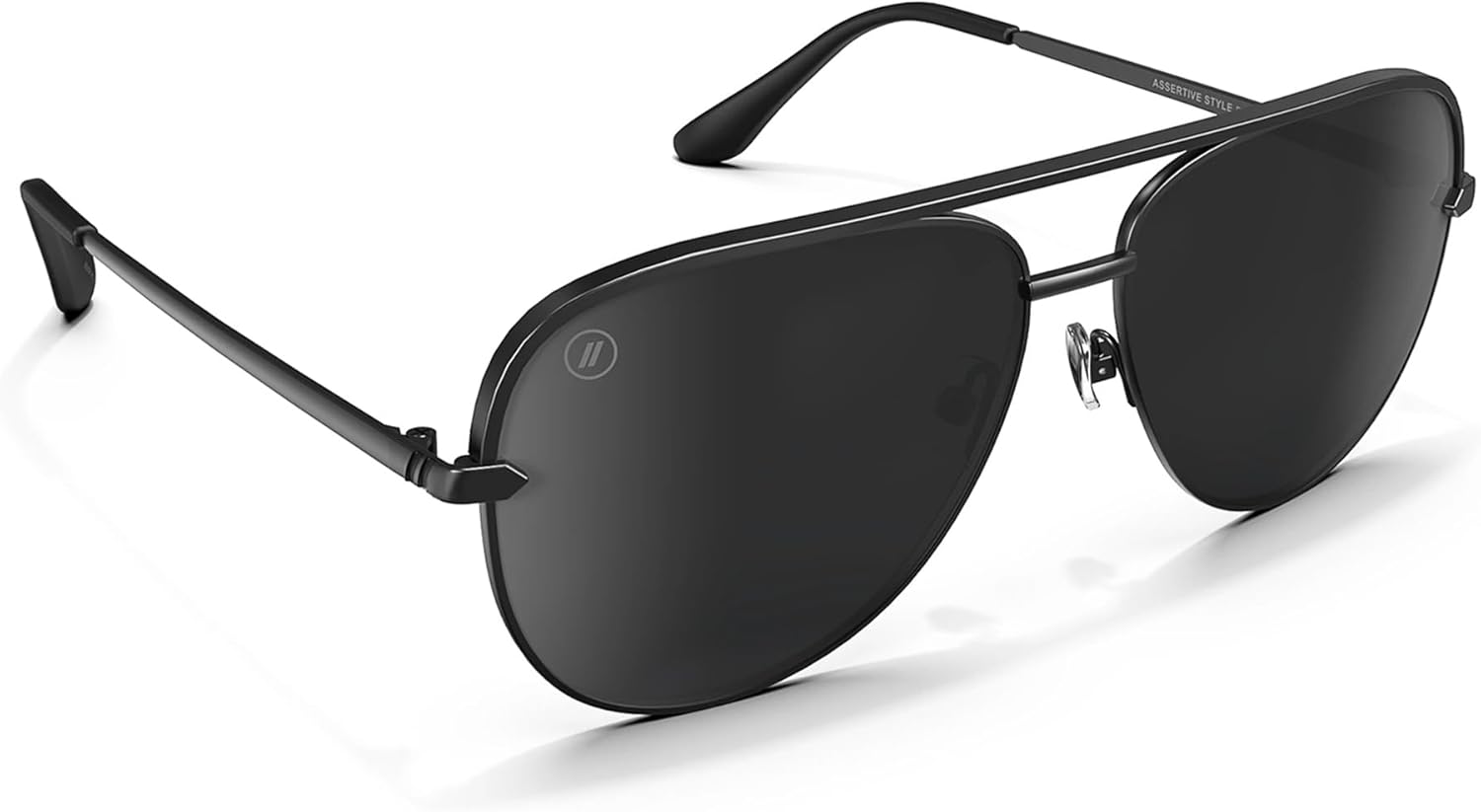 

Солнцезащитные очки Blenders Eyewear Shadow – поляризованные – современный стиль «авиатор», металлическая оправа – 100% защита от УФ-излучения – для мужчин и женщин, Assertive Style