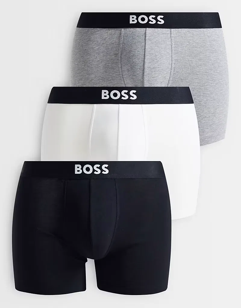 Комплект из 3 боксерских трусов BOSS Orange One, мультиколор